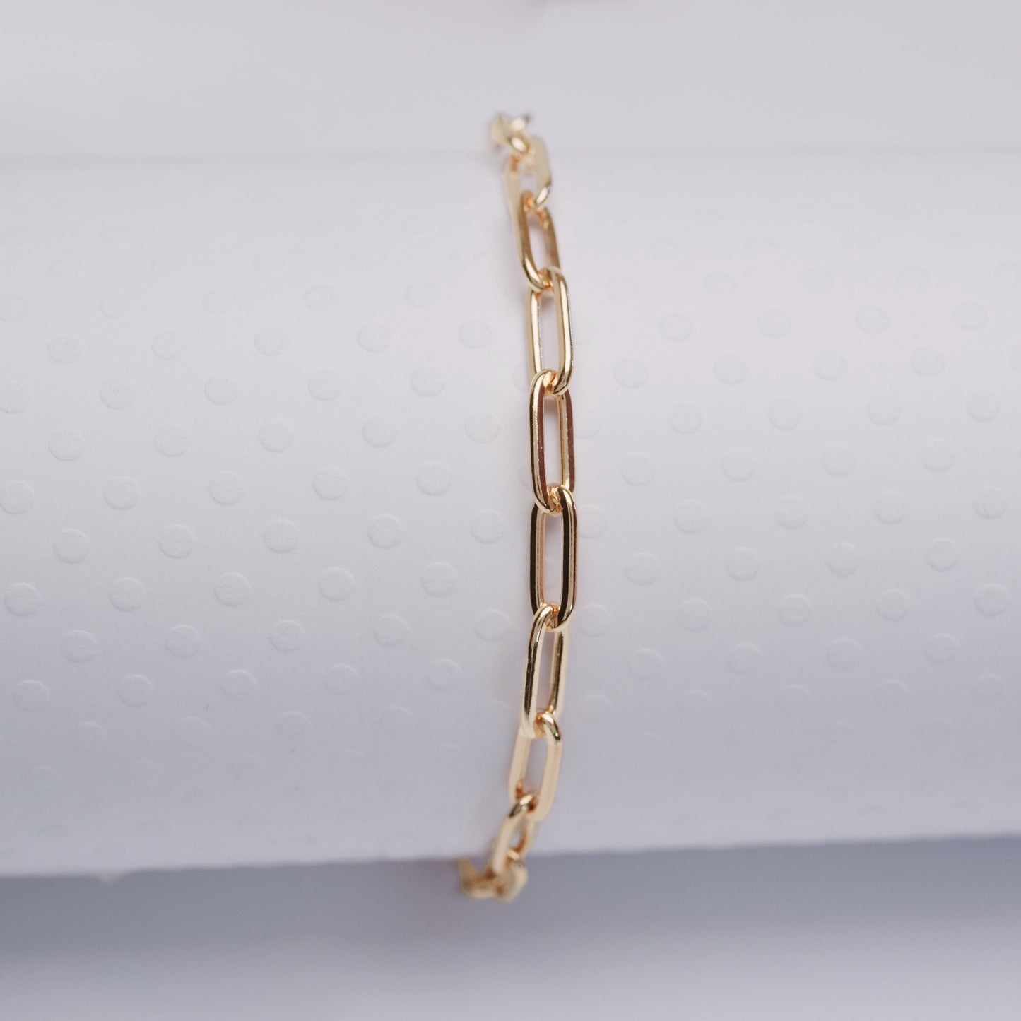 Dainty Paperclip - Anklet - ANK28
