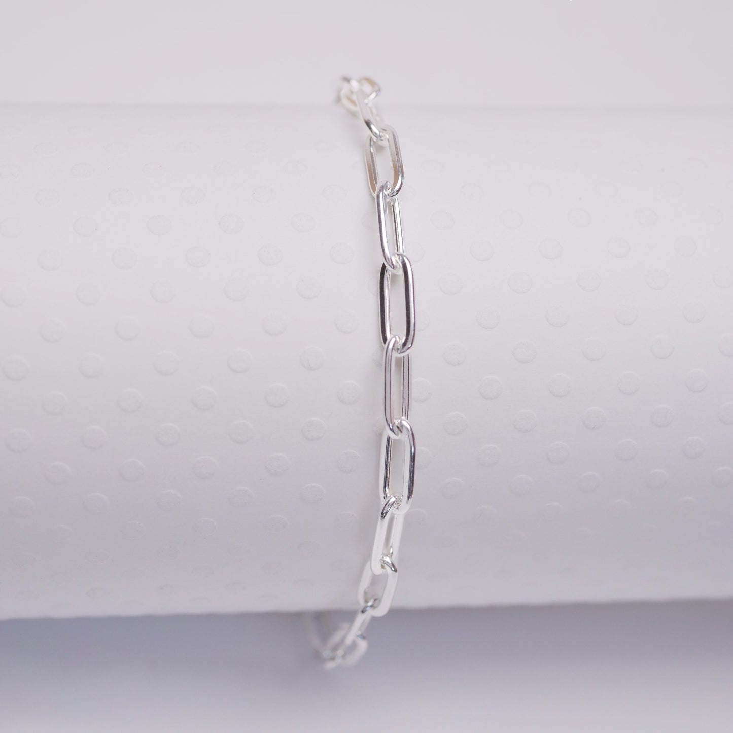 Dainty Paperclip - Anklet - ANK28