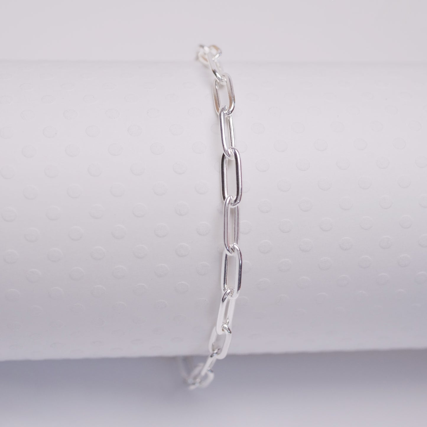Dainty Paperclip - Anklet - ANK28
