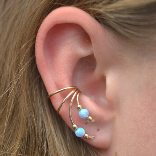 Blue Opal - Ear Wrap - EW120-BO