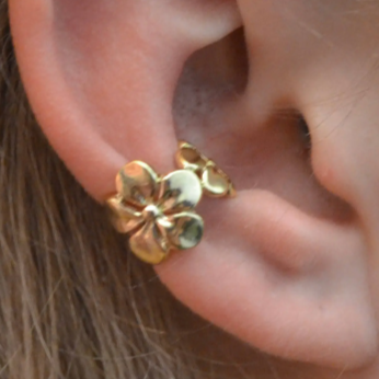 Plumeria - Ear Cuff - EC351