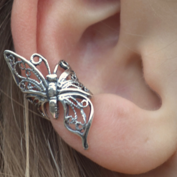 Butterfly in Flight - Ear Cuff - EC432