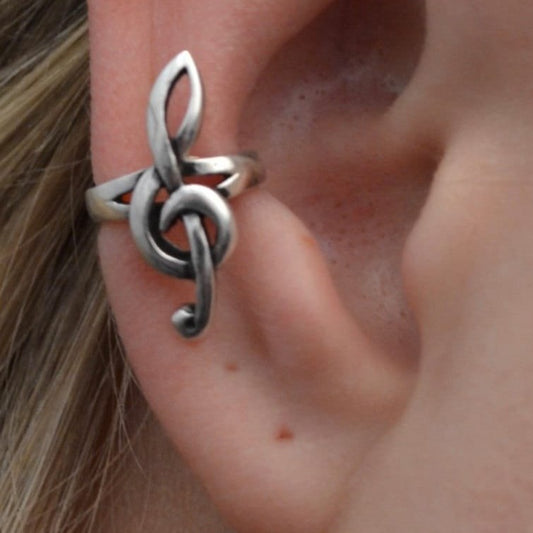 Treble Clef - Ear Cuff - EC396