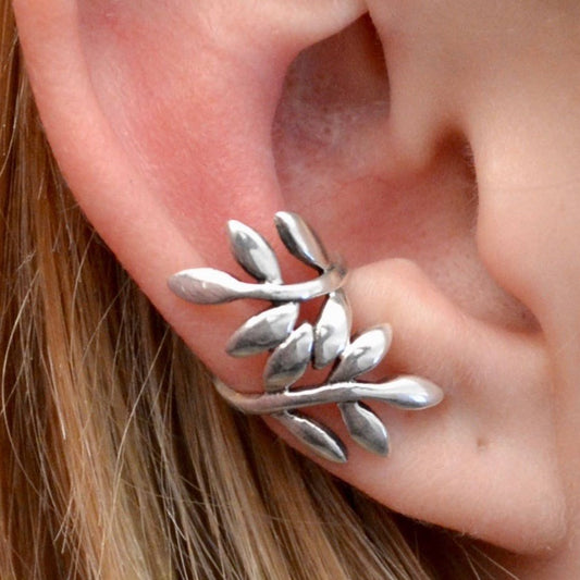 Greek Leaves - Ear Cuff - EC341