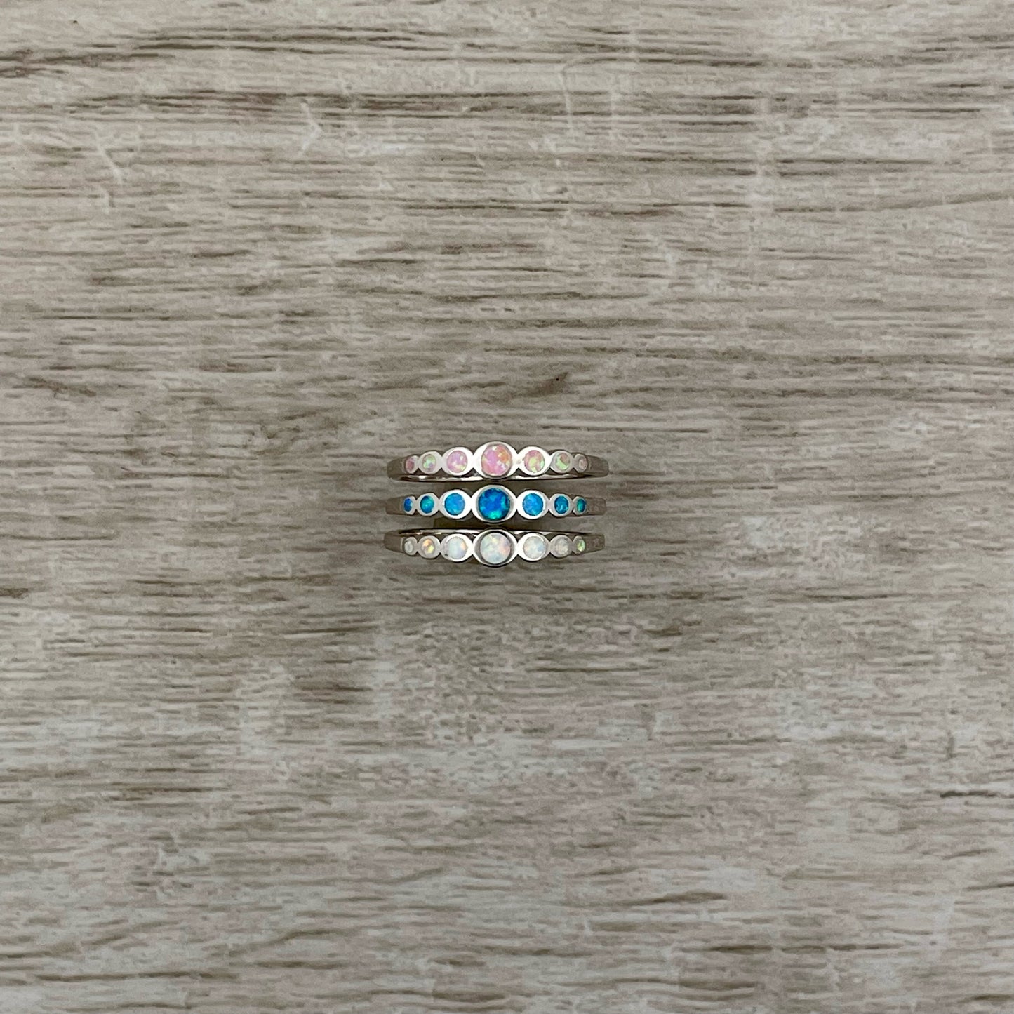 Five Blue Opal - Thumb Ring - TH83