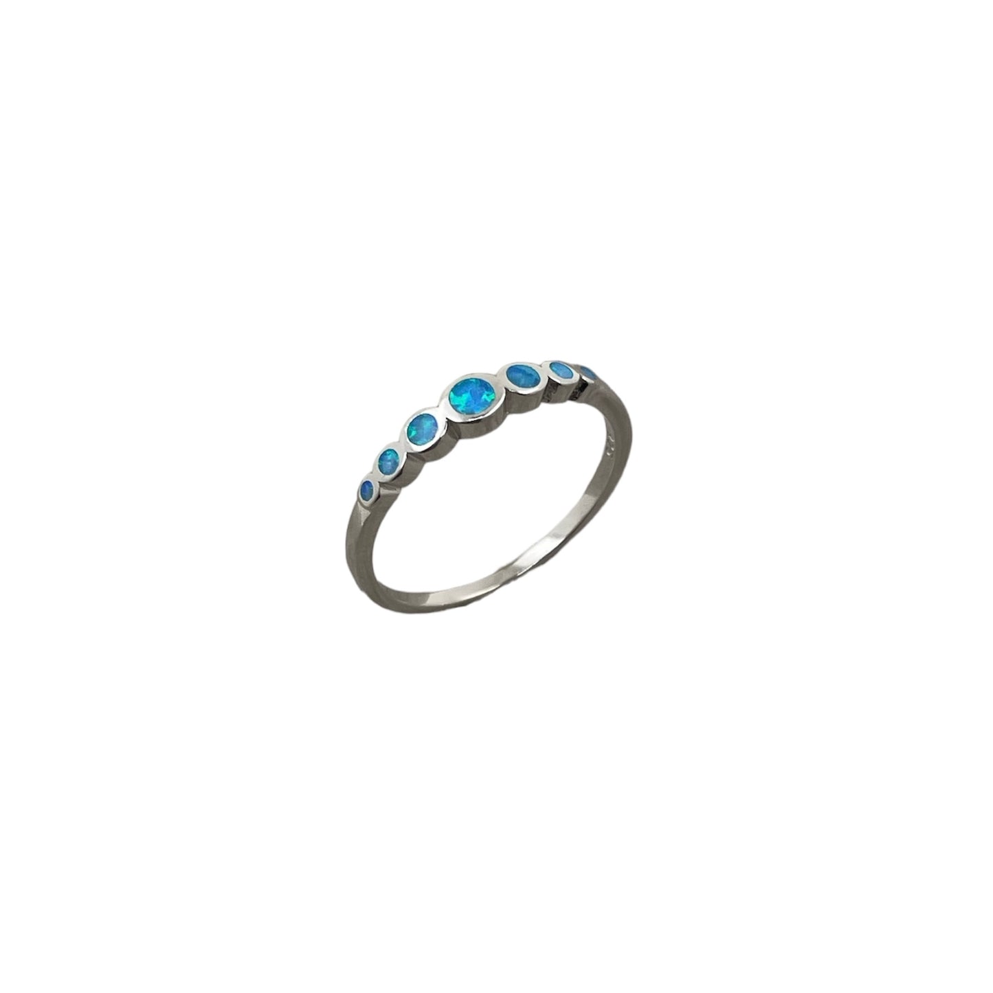 Five Blue Opal - Thumb Ring - TH83