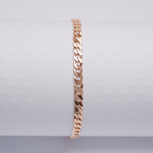 3mm Curb - Anklet - ANK10