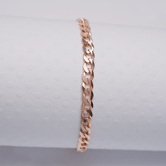 4mm Curb - Anklet - ANK18