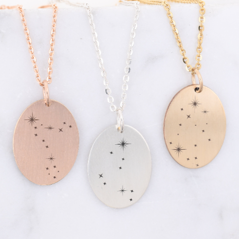 Constellation Necklace - Custom Engraving