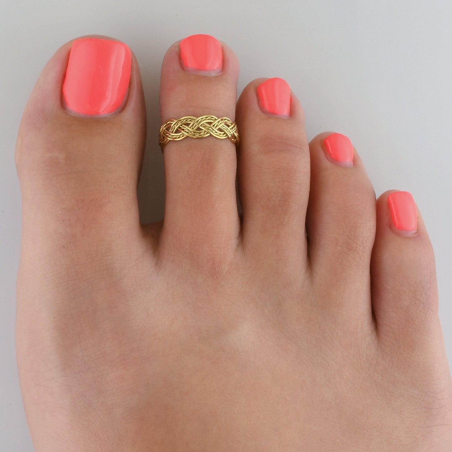 Fancy Weave - Toe Ring - TR56
