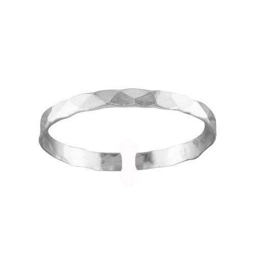 Classic Hammered - Big Toe Ring - TR01-H-XL