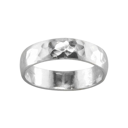 Bold Hammered - Big Toe Ring - TR03-H-XL