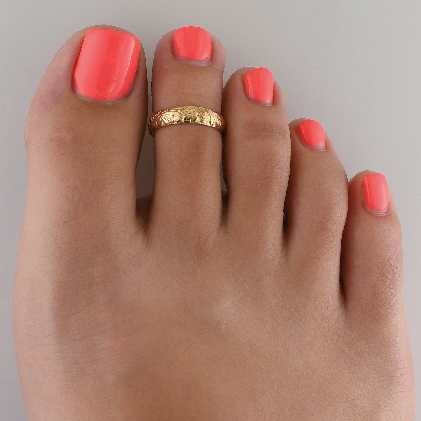 Hawaiian Floral - Toe Ring - TR55