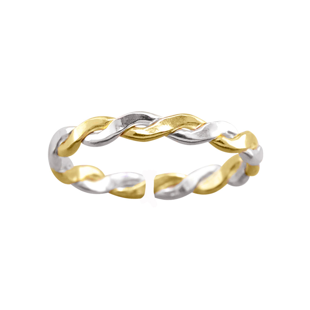 Medium Braid - Adjustable Toe Ring - TRA05