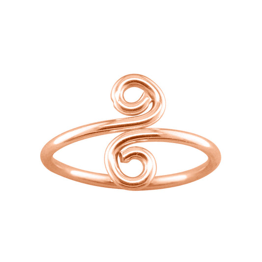 Swirl - Adjustable Toe Ring - TRA32