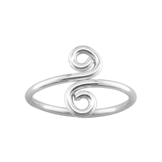 Swirl - Adjustable Toe Ring - TRA32