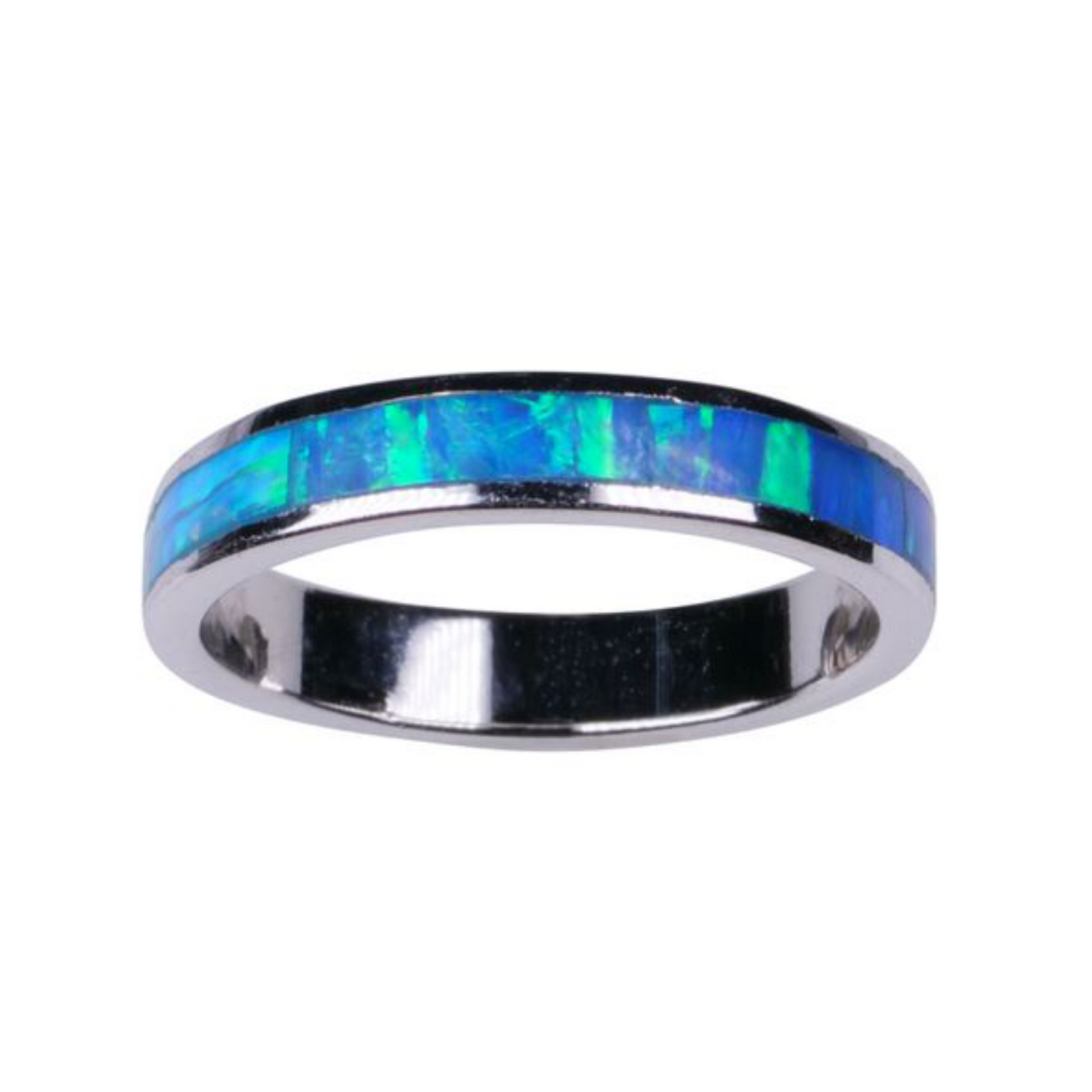 4mm Channel Blue Opal - Toe Ring - TR69-B