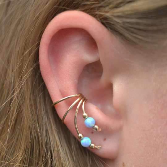 Blue Opal - Ear Wrap - EW120-BO