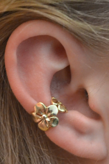 Plumeria - Ear Cuff - EC351