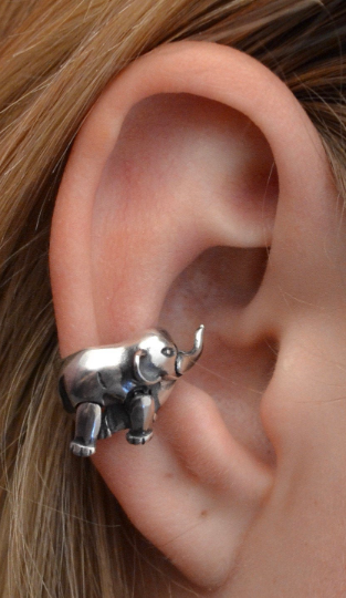 Elephant - Ear Cuff - EC
