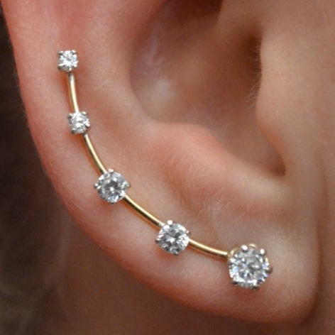 CZ Deluxe - Ear Climber - EP02