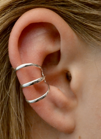 Three Band - Ear Cuff - EC329