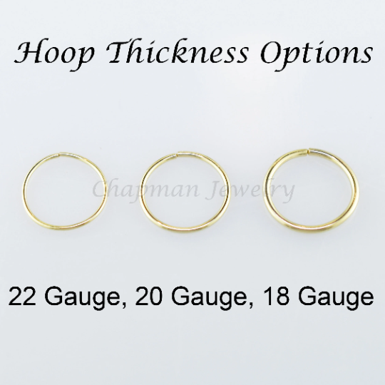 Tiny Pearl Hoop Earrings Set