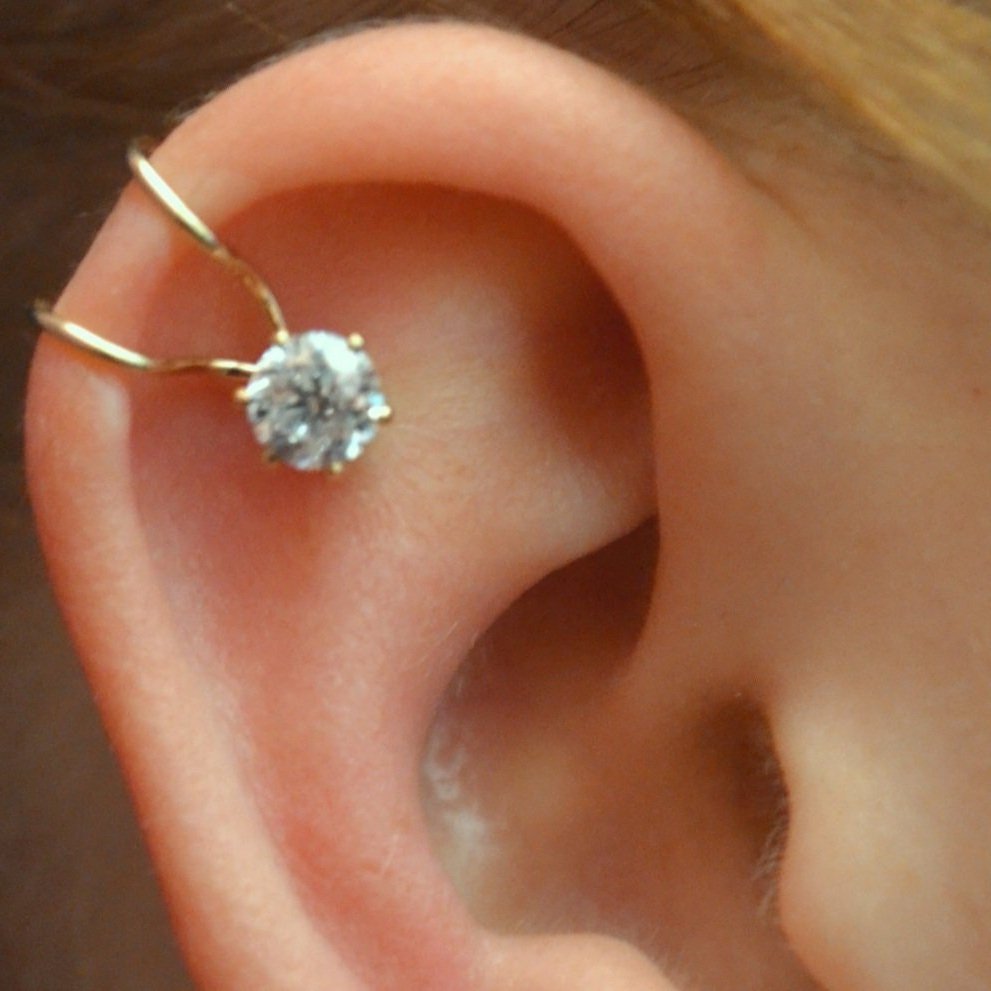 5mm CZ - Cartilage Ear Cuff - EC803