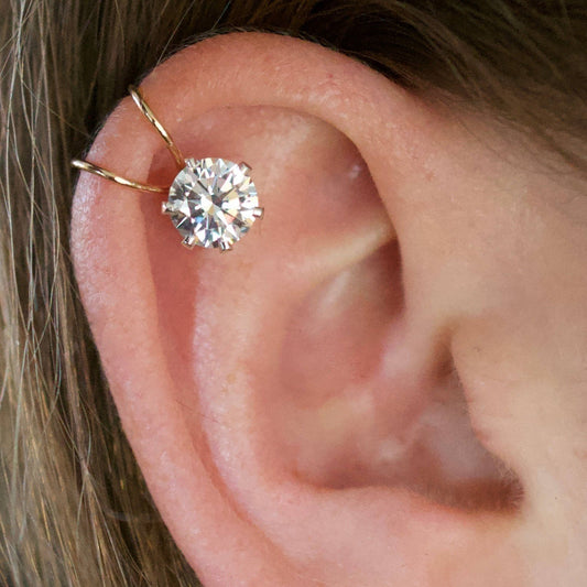 7mm CZ - Cartilage Ear Cuff - EC805