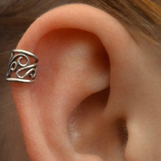 Filigree - Pierced Cartilage Ear Cuff - EC603