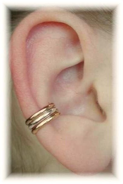 Three Bands - Ear Cuff - EC310
