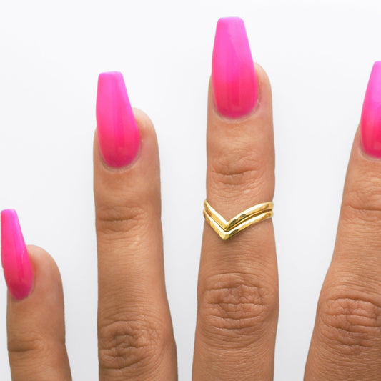 Double V - Midi Ring - TR16