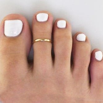 Classic 2mm Hammered - Toe Ring - TR30-H