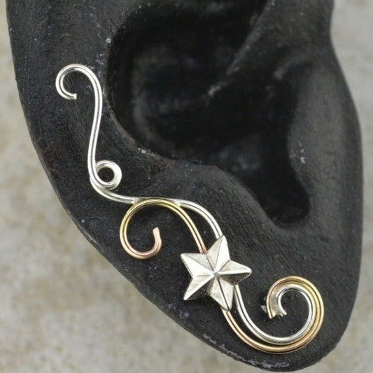 Victorian with Star - Ear Climber - EP21-ST