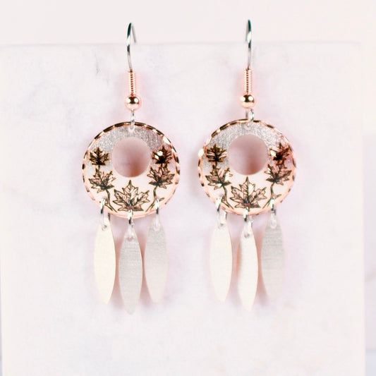 Fall Leaves Earring w/Dangles