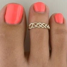 Free Form Weave - Adjustable Toe Ring - TRA11