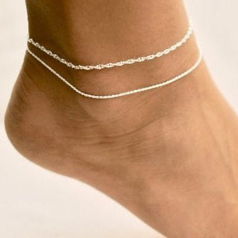 Twisted and Thin Rope - Anklet Pair - ANK01/04