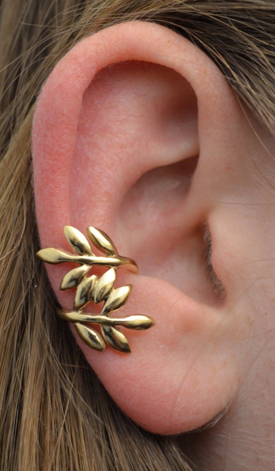 Greek Leaves - Ear Cuff - EC341