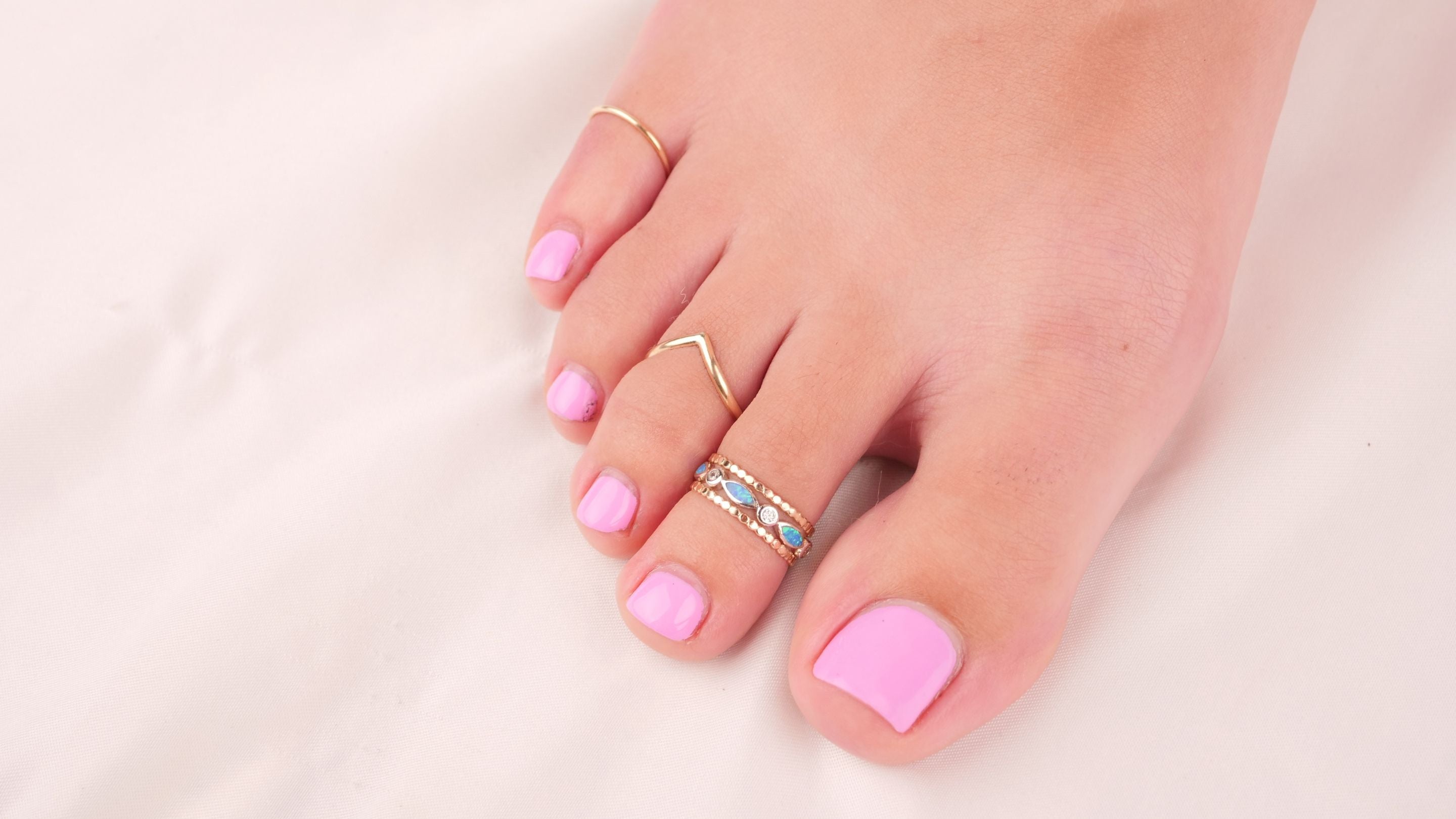 Silver Wave Toe Ring