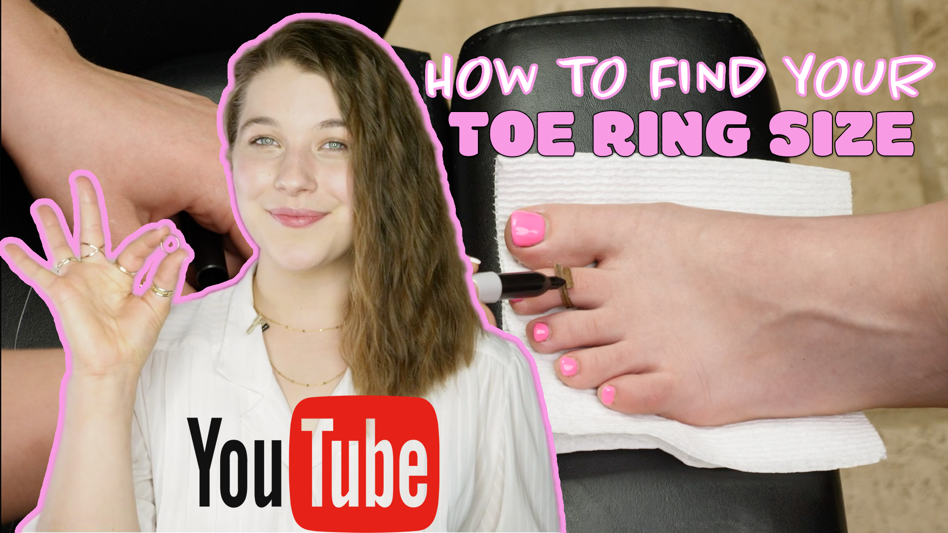 Load video: Finding  Your Toe Ring Size