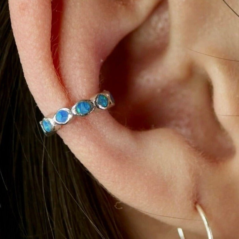 Opal Ear Cuffs