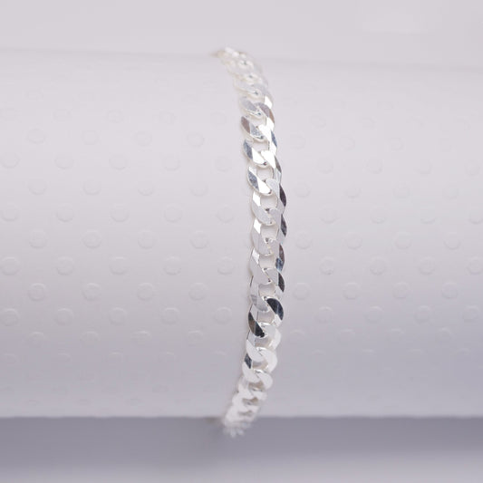 4mm Curb - Anklet - ANK18