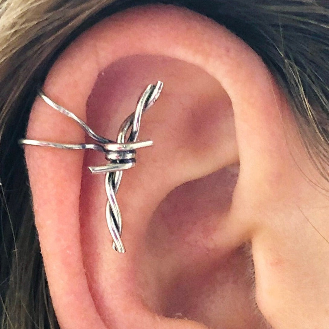 Barbed Wire - Cartilage Ear Cuff - EC