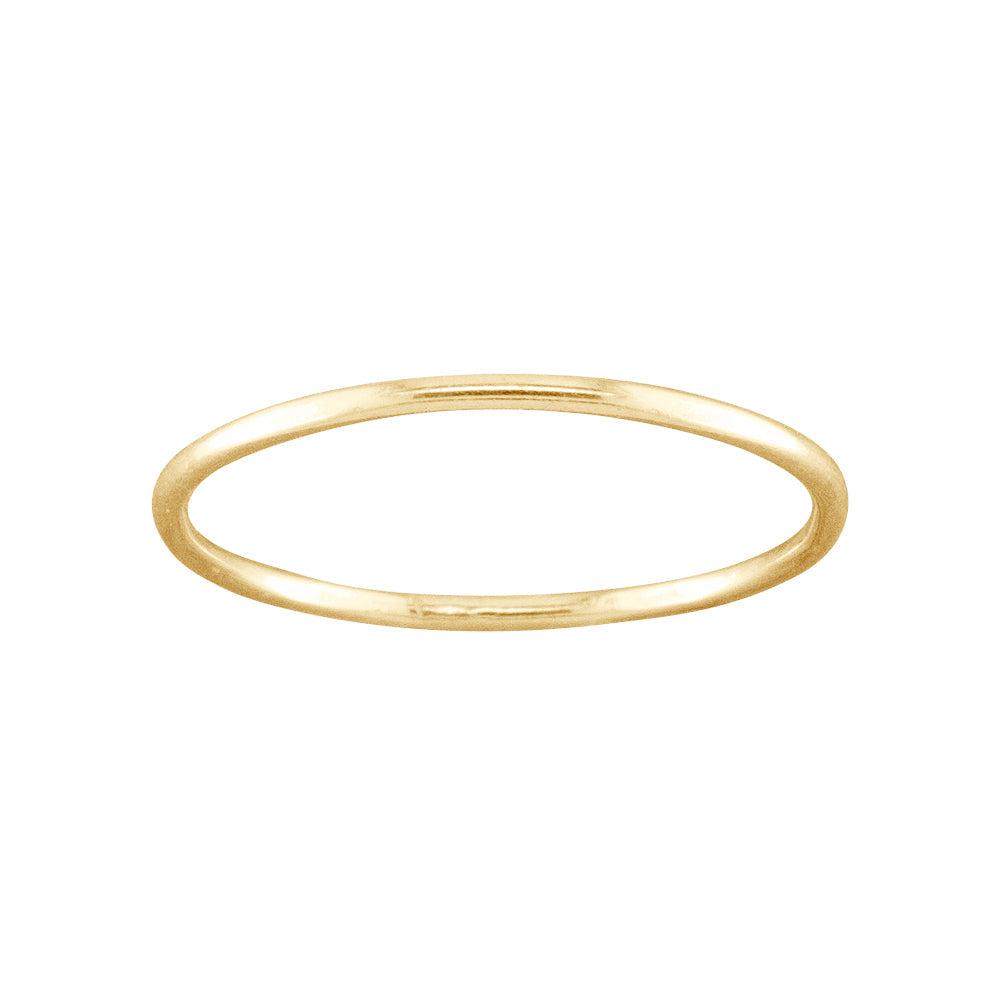 Thin - 14k Solid Gold Thumb Ring - 14k TH00