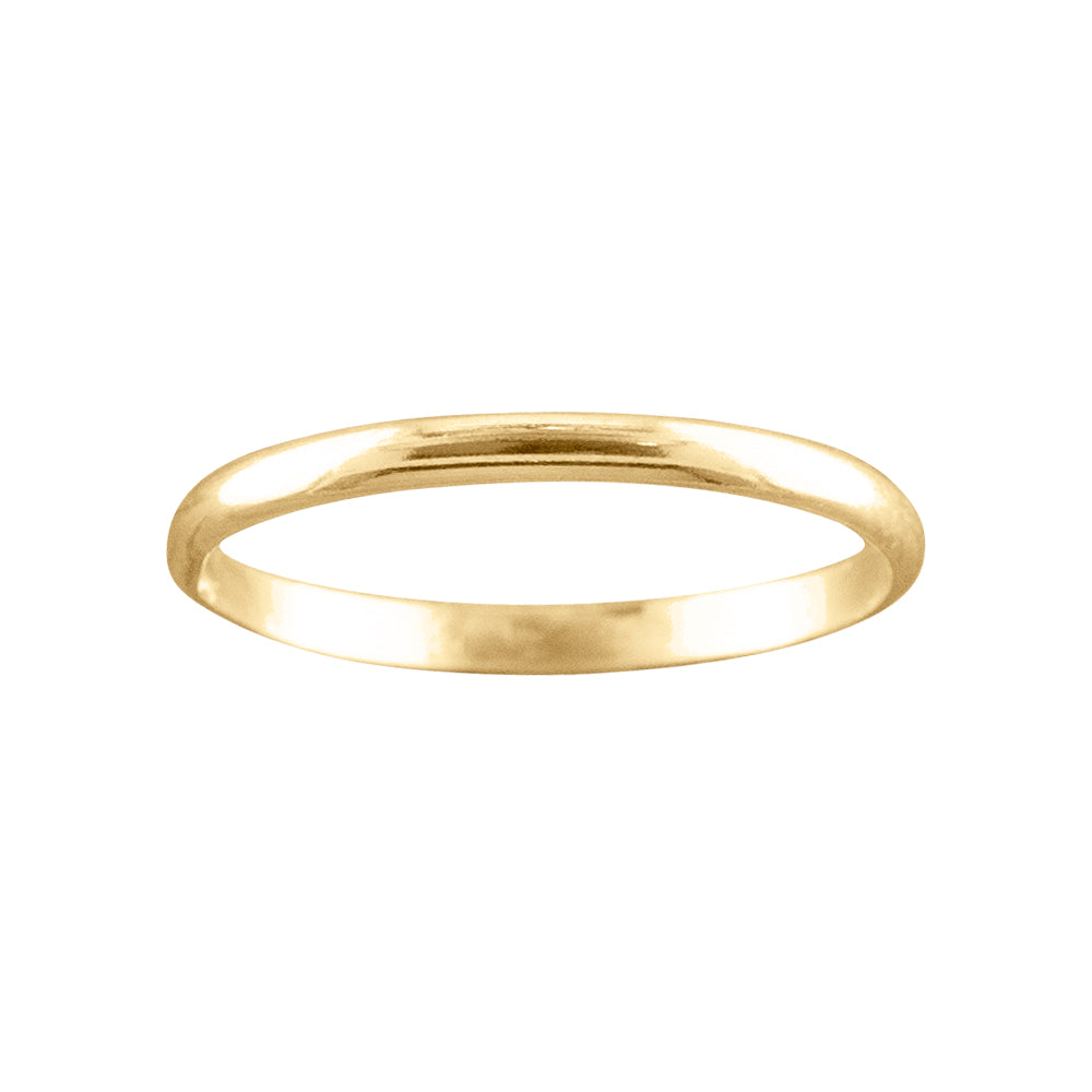 Amazon.com: Stacking 14k White Gold Sizable Plain Toe Ring, Size 2 :  Clothing, Shoes & Jewelry