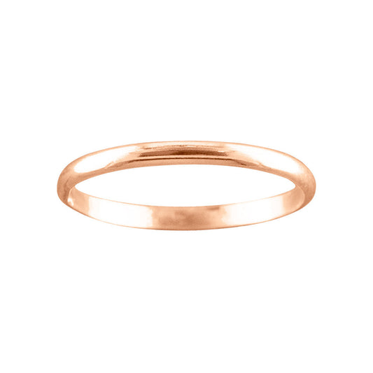 Rose gold metal rings and sliders - Jolemina