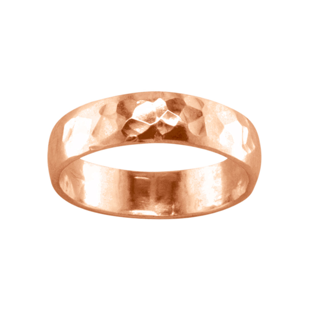 Bold Hammered - Thumb Ring - TH03-H