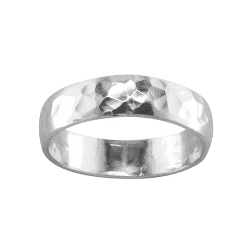 Bold Hammered - Thumb Ring - TH03-H