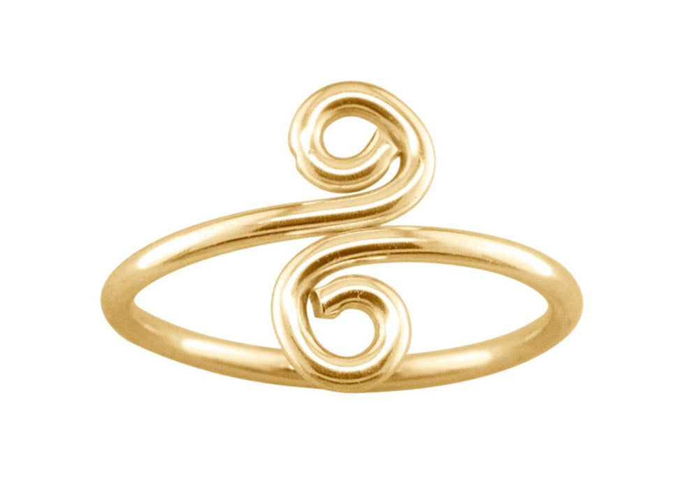 Swirl - Thumb Ring - THA32