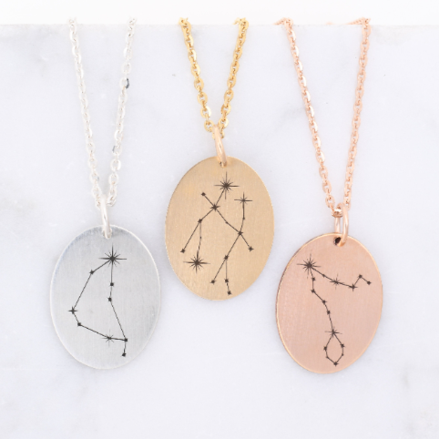 Constellation Necklace - Custom Engraving
